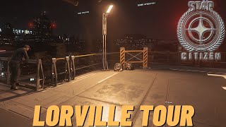 Star Citizen Lorville Tour in 2022 [upl. by Arlen979]