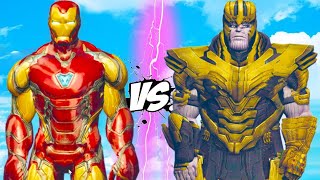 THANOS VS IRON MAN  INFINITY BATTLE [upl. by Malamut]