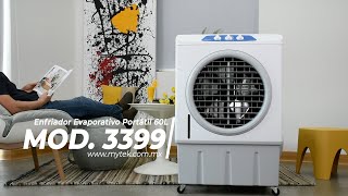 Enfriador Evaporativo Portátil 60L Modelo 3399 Mytek【Full Video】 [upl. by Aillicsirp142]