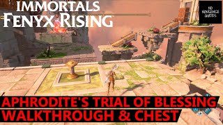 Immortals Fenyx Rising Aphrodites Trial of Blessing Walkthrough amp Chest Location  A New God [upl. by Sabas]