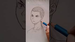 Drawing Ryunosuke Tanaka  Anime drawing [upl. by Olsson721]