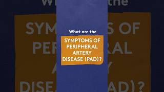 What are the symptoms of Peripheral Artery Disease PAD [upl. by Elesig]