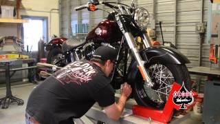 Kustom Kutting a Klock Werks Front Fender [upl. by Bilac390]