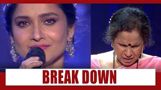 Ankita Lokhande and Usha Nadkarni get emotional onstage pay tribute to late Sushant Singh Rajput [upl. by Yemar]