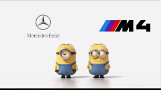 BMW M4 vs Mercedes  Drifting Minion Style [upl. by Dardani]