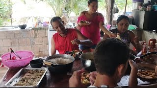 NOSSO ALMOÇO DE SEXTA SANTA TUDO DELICIOSO 😋 FIZ A SIMPATIA PRA CURAR O ESPORÃO DE GALO NO MEU PÉ [upl. by Boffa]