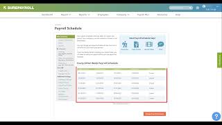 How to Change Your Payroll Schedule  SurePayroll [upl. by Oscar]