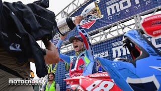 Pro Motocross 450 Class Highlights  Unadilla National 2023 [upl. by Giguere130]