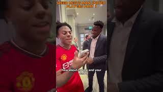 IShowSpeed Meets Man United Players  Part 1 [upl. by Nnaeirelav455]