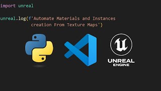 Unreal Engine Editor Scripting with Python part 8 Automate Material Creation from Texture Maps [upl. by Sadler]