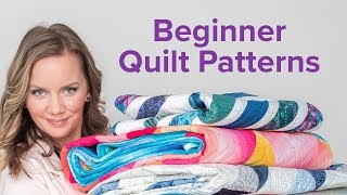 Easy Quilt Patterns for Beginners  3Part Beginner Quilting Series with Angela Walters [upl. by Irrep]