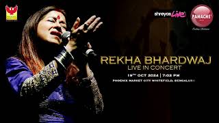 Rekha Bharadwaj Live Concert on October19th at the Venue You Cant Miss [upl. by Nael]