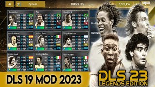 DLS 19 MOD DLS 2023 LEGENDS EDITION APKOBBDATA OFFLINE [upl. by Faxan]