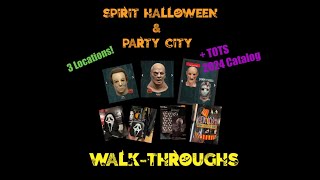 Spirit Halloween amp Party City Walkthroughs 2024 amp TOTS 2024 new catalog [upl. by Rese195]