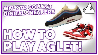 HOW TO PLAY AGLET APP  FIRST GAME FOR SNEAKERHEADS GUIDE HELP [upl. by Parent]