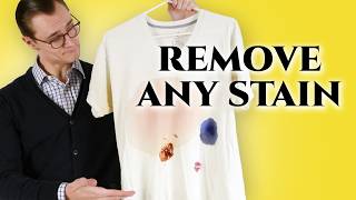 How to Remove Stains From Clothes At Home Better Than The Dry Cleaner [upl. by Nielson]