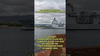 INDONESIA NEXT Italian Navy PPA ITS Montecuccoli at RIMPAC 2024 pacificfront [upl. by Menashem368]