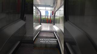 RCBC PLAZA OVERPASS Makati City overpass walkway bridge walkbridge escalator walking walk [upl. by Adav]