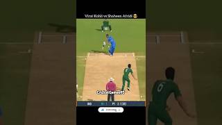 Virat Kohli vs Shaheen Afridi🔥😎 realcricket24 cricket cricketlover shorts ytshorts [upl. by Wollis20]