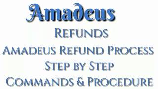 How To Process Refund in Amadeus II Fully Unutilized Refund Procedure  Amadeus Refund [upl. by Marron]