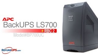 RBC2 Battery Replacement for APC BackUPS LS700 [upl. by Arihat]