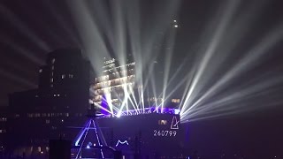 Spektakuläre Lichtshow Elbphilharmonie probt Eröffnungszeremonie [upl. by Aicelef231]