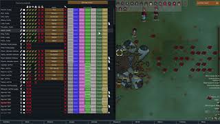 RIMWORLD  Ship Crash  Mechanoid defense With Animals [upl. by Acirre]