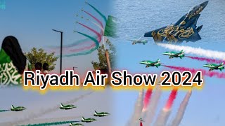 Riyadh Air Show 2024  Saudi National Day Grand Celebration [upl. by Ekram]