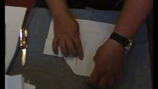 How to fold an envelope from A4 paper  Wie faltet man einen Umschlag von einem DIN A4 Blatt [upl. by Laira663]