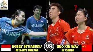 Bobby SetiabudiMelati Daeva Oktavianti vs Guo Xin WaLi Qian  RUICHANG CHINA MASTERS 2024 [upl. by Inaflahk]