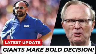 Giants Owner John Mara Gives Shocking Vote of Confidence to Brian Daboll and Joe Schoen [upl. by Avie]