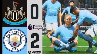 NEWCASTLE vs MANCHESTER CITY  PREMIER LEAGUE 20242025  FECHA 6  EA SPORTS FC™ 25 [upl. by Eadahs502]