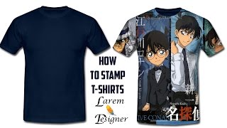 How to put images on T Shirts  Photoshop tutorials [upl. by Ynnaffit]