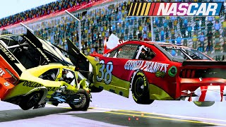 NASCAR Racing Daytona CrashesBeamNG  Series 14 [upl. by Leanna246]