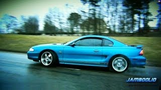 Ford Mustang GT 50 Showing Off  burnout powerslide V8 sound [upl. by Nasar285]