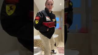 Styling Ferrari F1 Jacket 🏎 [upl. by Derrek253]