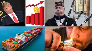 Trump Tariffs Fs over Americans  Ireland exchanges bagpipes for crack pipes [upl. by Lorola]