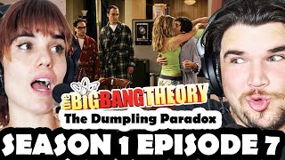 FIRST TIME WATCHING Big Bang Theory Season 1 Episode 7 The Dumpling Paradox [upl. by Norrie378]