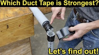 Which Duct Tape Is Strongest Lets find out Gorilla TRex FiberFix 3M Pro amp Duck Max [upl. by Ettena]