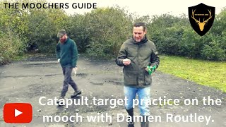 Catapult target practice on a mooch with Damien Routley [upl. by Enrico]