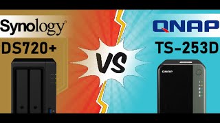 Synology DS720 vs QNAP TS253D NAS Comparison [upl. by Nola]