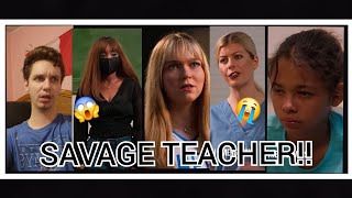 TEACHER WAS A SAVAGE I LOVE IT Reacting To Teacher WONT Show HER FACE In School Dhar Mann Studios [upl. by Enomas652]