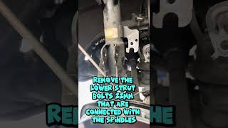 Toyota sienna front strut replacement ubarrigarage ubarri automotive carparts automotivetech [upl. by Gnihc]