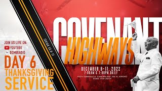 SHILOH 2022  COVENANT HIGHWAYS  SHILOH THANKSGIVING SERVICE  11 DEC2022  FAITH TABERNACLE OTA [upl. by Denyse]