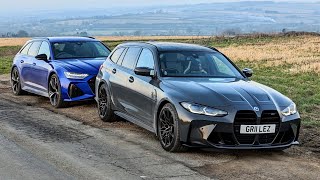 New M3 Touring or used Audi RS 6 for £90k Which one is best for you  4k [upl. by Nonnaer]