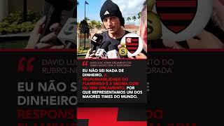 Olha o que o David Luiz falou sobre o orçamento do Flamengo pra 2024 shorts [upl. by Aretha]