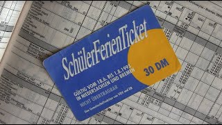 1993 Mit dem SchülerFerienTicket durch Niedersachsen [upl. by Fronia]