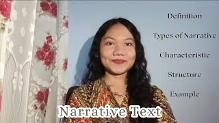 Narrative Text Definition types characteristic structure example [upl. by Harness905]