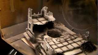 40k Terrain from Russia Part 4 Priming amp PreShading [upl. by Barr]