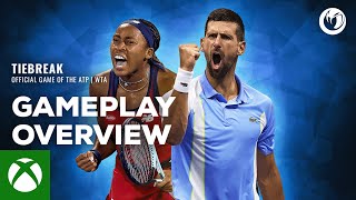 TIEBREAK Official game of the ATP and WTA  Gameplay Overview [upl. by Arrekahs]